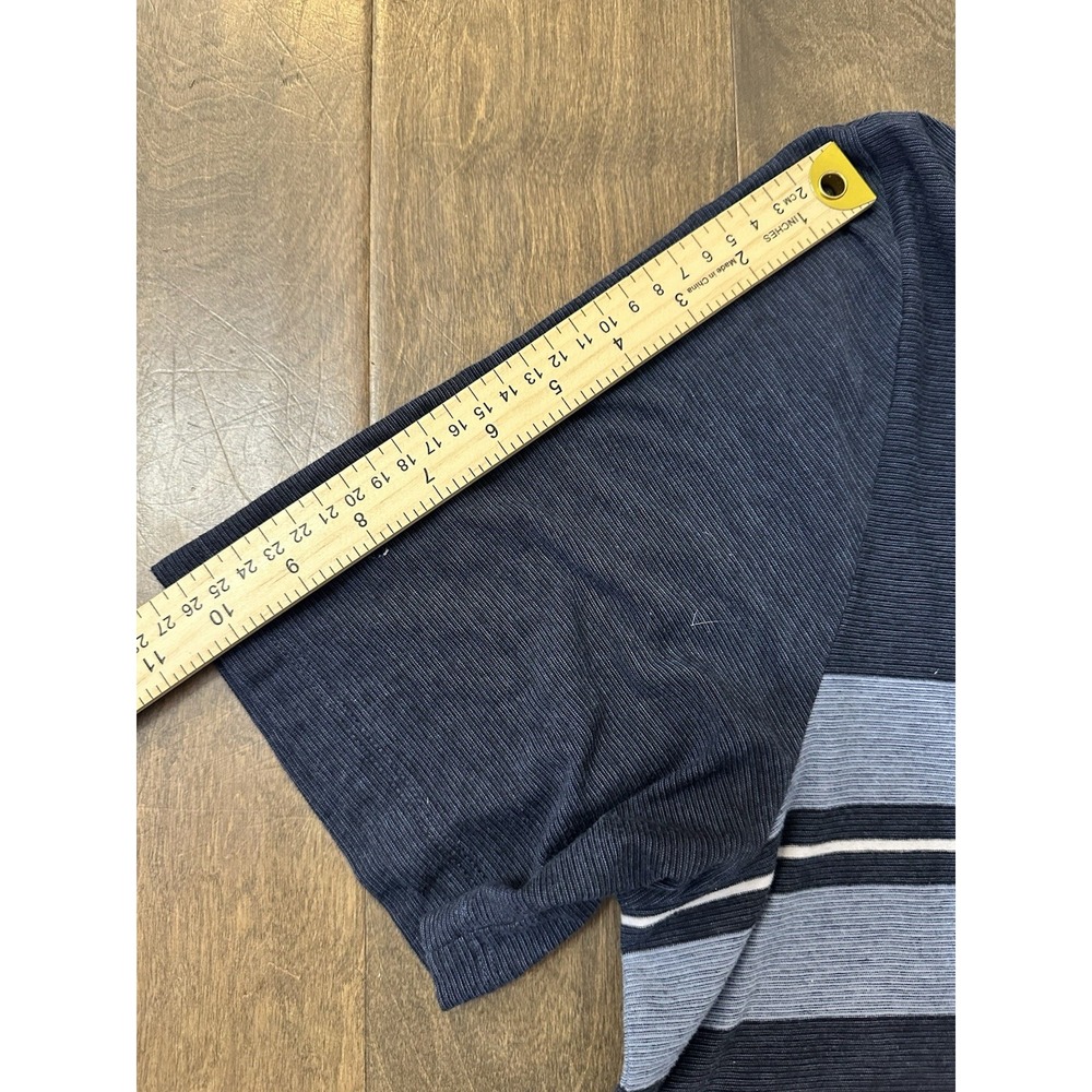 Vineyard Vines Men's X LARGE Performance Polo Shirt Blue Striped‎ XL Golf - Picture 6 of 7